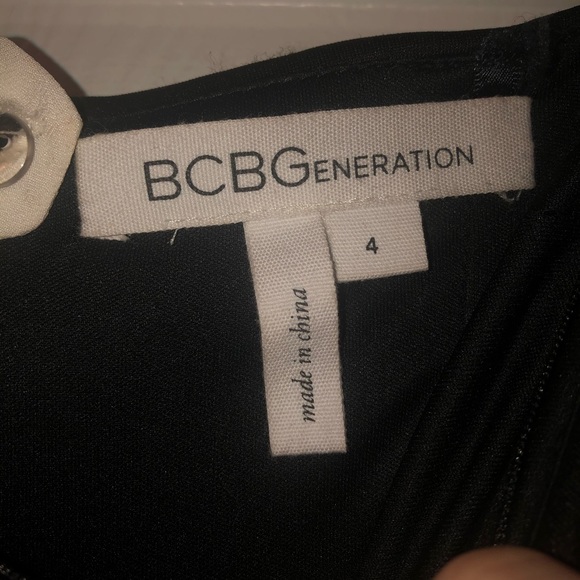 BCBG Black and White Maxi Dress. - Picture 4 of 4